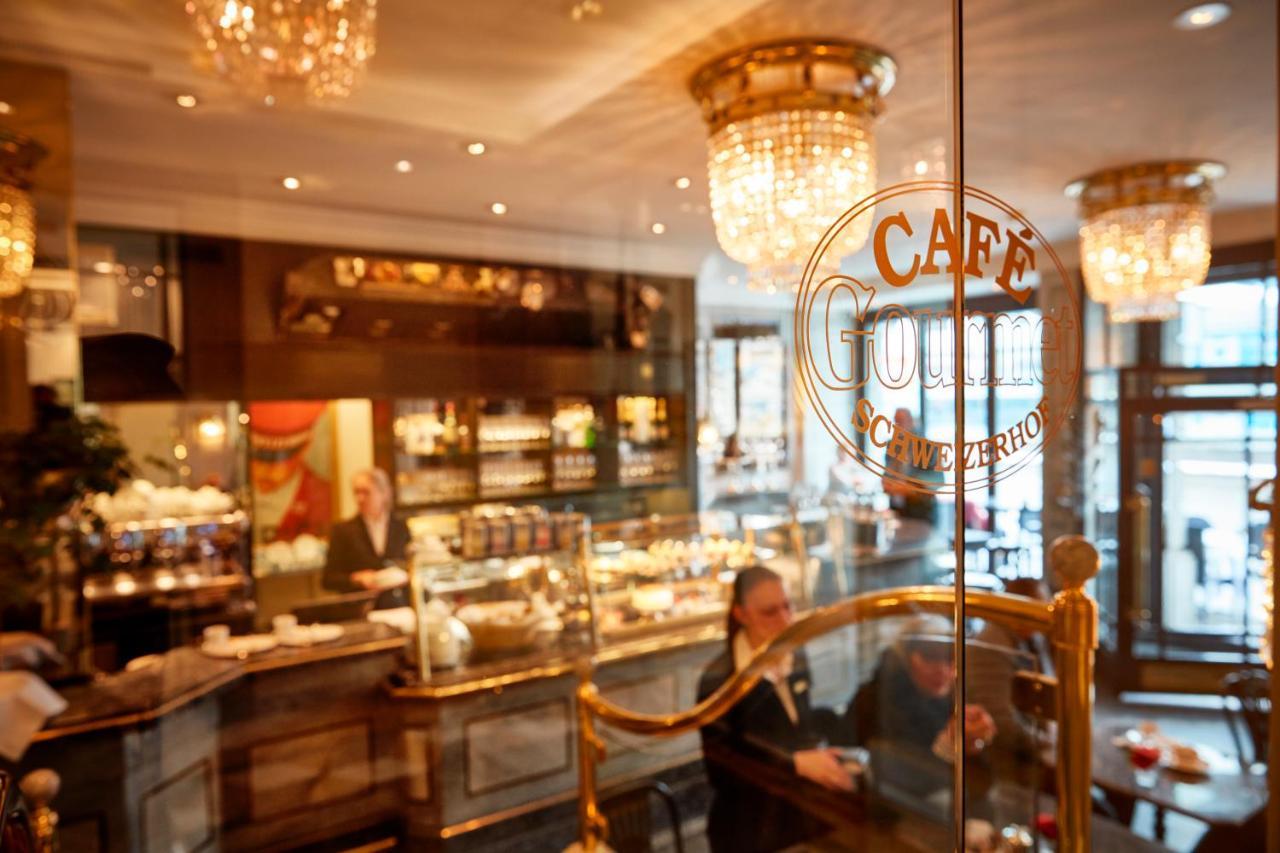 Hotel Schweizerhof Zuerich Экстерьер фото Café Sacher